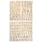 12 Pack: Gold Foil Alphabet Stickers by Recollections™